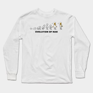 EVOLUTION OF MAN - Sorted Long Sleeve T-Shirt
